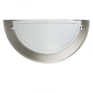 Glas vägglampa krom, Angely