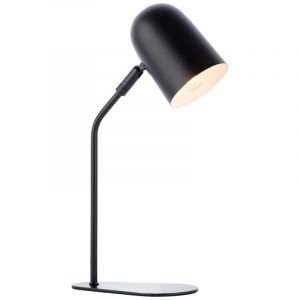 Modern bordslampa svart, Lukas, med brytare