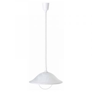 Glas fönsterlampa vit, Siba