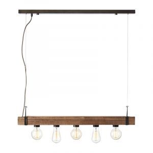 Trä fönsterlampa svart, Asli