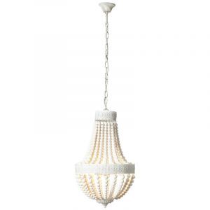 Trä fönsterlampa vit, Nikki