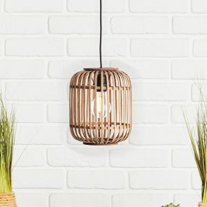 Trä fönsterlampa brun, Brain