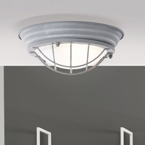 Industri vägglampa grå, Aoife