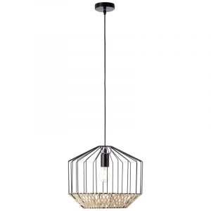 Trä fönsterlampa svart, Luisa