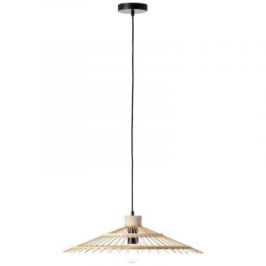 Trä fönsterlampa svart, Idris