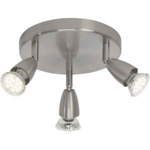 Metall taklampa krom, Keysha, 3W, 3000K LED