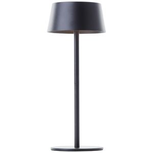 Modern utomhus vägglampa solcell svart, Soumaya, 4W, 3000K LED, IP44, 3 stegs dimmer