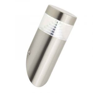 Plast utelampa krom, Samuel, 1W, 6500K LED, IP44