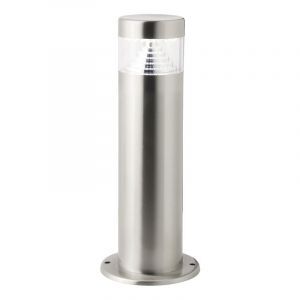 Plast utelampa krom, Samuel, 1W, 6500K LED, IP44