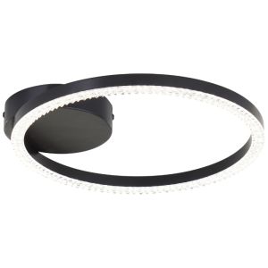 Design taklampa svart, Maladon, 12W, 4000K LED