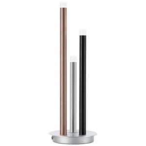 Modern bordslampa silver, Olivia, 3,5W, 3000K LED, med brytare