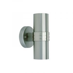 Modern utelampa krom, Jaycie, 3W, 3000K LED, IP44