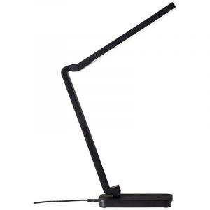 Modern skrivbordslampa svart, Hannah, 5W, 5000K LED, med beröringsdimmer