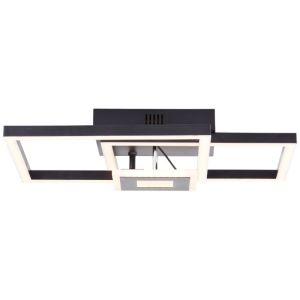 Design taklampa svart, Volkert, 22W, 3000K LED