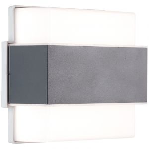 Modern utelampa antracit, Birol, 7W, 4000K LED, IP44