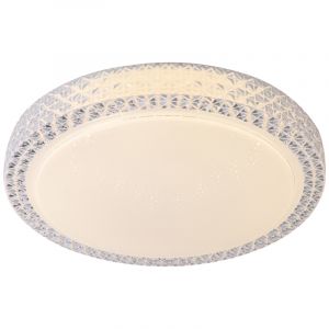 Design plafond vit, Baki, 60W, justerbar ljusfärg LED, met fjärrkontroll