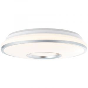 Modern plafond vit, Guled, 24W, justerbar ljusfärg LED, met fjärrkontroll