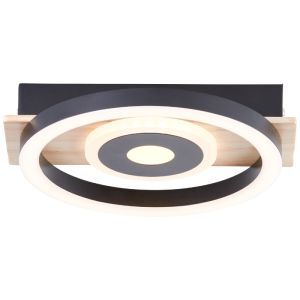 Design plafond brun, Konrad, 9W, 3000K LED