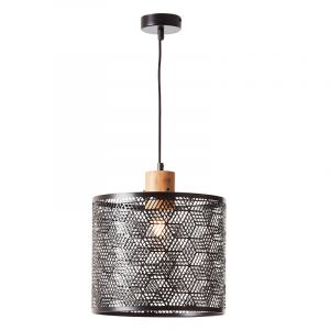 Trä fönsterlampa svart, Sherona