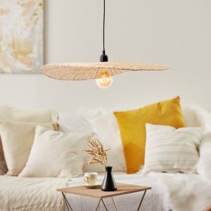 Trä fönsterlampa beige, Georgina