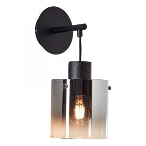 Design vägglampa svart, Sheryl