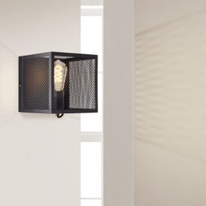 Industri vägglampa svart, Esperanza