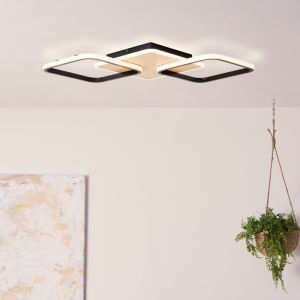 Modern plafond brun, Rawan, 40W, 3000K LED