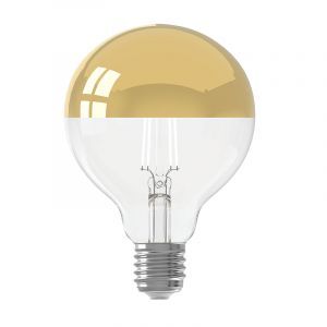 Dimbar Calex E27 huvudspegel LED lampa G95, 4W, 1800K