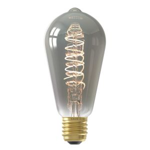 Dimbar Calex E27 Edison lampa LED grå, 4W, 1800K