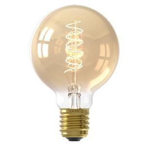 Dimbar Calex E27 filamentlampa bärnstensfärgad, 3,8W, 2100K