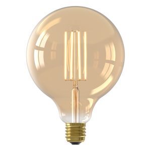 Dimbar Calex E27 filamentlampa bärnstensfärgad, 4,5W, 2100K