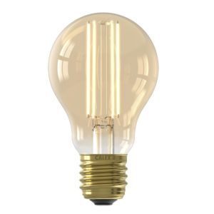 Dimbar Calex E27 filamentlampa bärnstensfärgad, 4,5W, 2100K