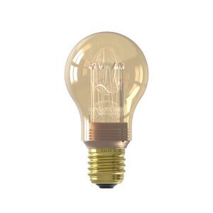 Dimbar Calex E27 filamentlampa bärnstensfärgad, 3,5W, 1800K