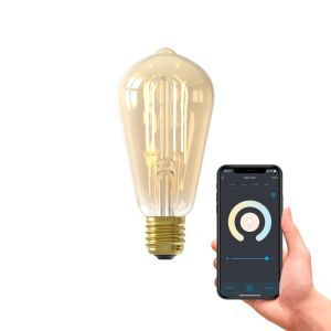 Calex smart LED lampa E27 bärnstensfärgad, 7W, 1800-3000K