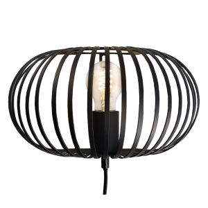 Industri vägglampa svart, Lieve