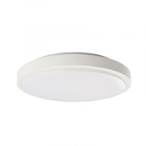 Vit modern plafond plast, Kos, 22W, 3000K LED