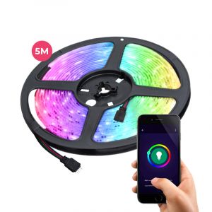 5 meter smart WiFi TV LED slinga, 30w, RGB (alla färger)
