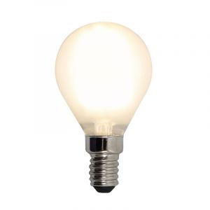 Dimbar Olucia E14 LED lampa, P45, 3w, Vitt glas, 2700k