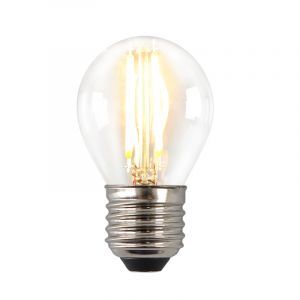 Dimbar Olucia E27 LED lampa, P45, 3w, Transparent glas, 2700k