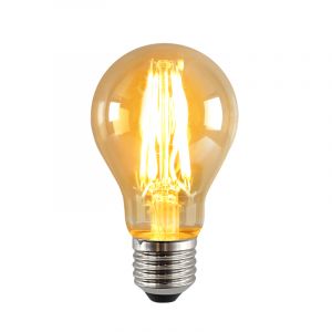Dimbar Olucia E27 LED lampa, A60, 5w, bärnstensfärgad glas, 2400k