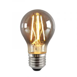 Dimbar Olucia E27 LED lampa, A60, 5w, rökglas, 2200k