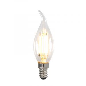 Dimbart Olucia E14 LED-spetsljus, 3w, genomskinligt glas, 2700k