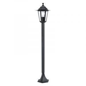 Svart klassisk utelampa aluminium, Alieke, IP44