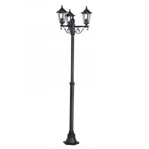 Svart klassisk utelampa aluminium, Alieke, IP44