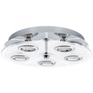 Krom modern plafond glas, Lusie