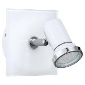 Krom modern spotlight tak glas, Jasmijn, IP44