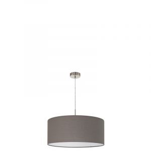 Antracit modern fönsterlampa tyg, Abano