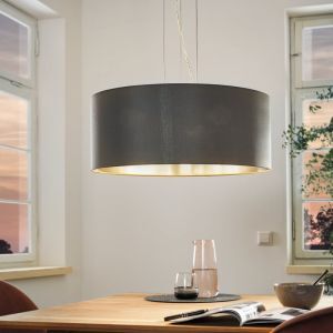 Grå modern fönsterlampa tyg, Terme