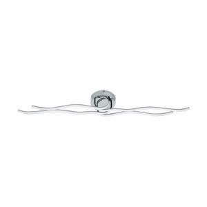 Krom modern taklampa plast, Therese, 40W, 3000K LED
