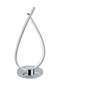 Krom modern bordslampa plast, Therese, 14W, 3000K LED, med brytare